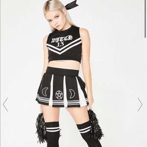 Dolls Kill Coven cheerleader Halloween costume